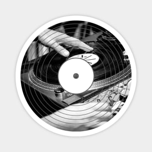 Scratch DJ Vinyl Record Magnet